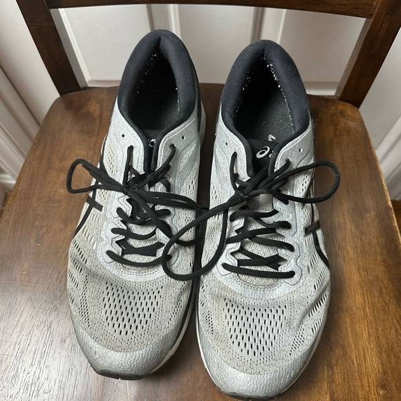 Asics Dynamic Duomax gel Kayano 24 Black and Gray Athletic Sneakers Size 13 - Picture 4 of 11